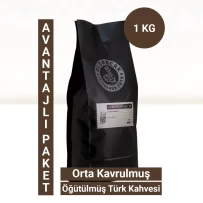 Arabica Orta Kavrulmuş Öğütülmüş Türk Kahvesi 1 Kg