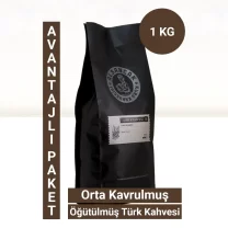 Orta Kavrulmuş Öğütülmüş Türk Kahvesi 1 Kg